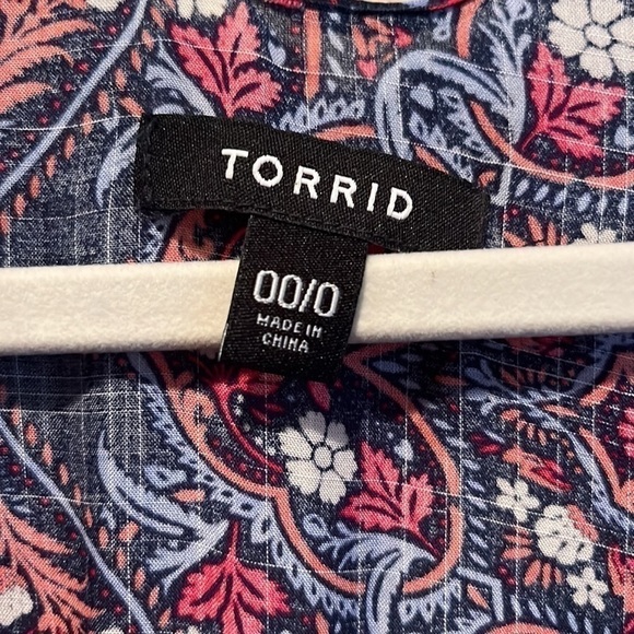 TORRID long Kimono/caftan lightweight 00/0 - Picture 4 of 7